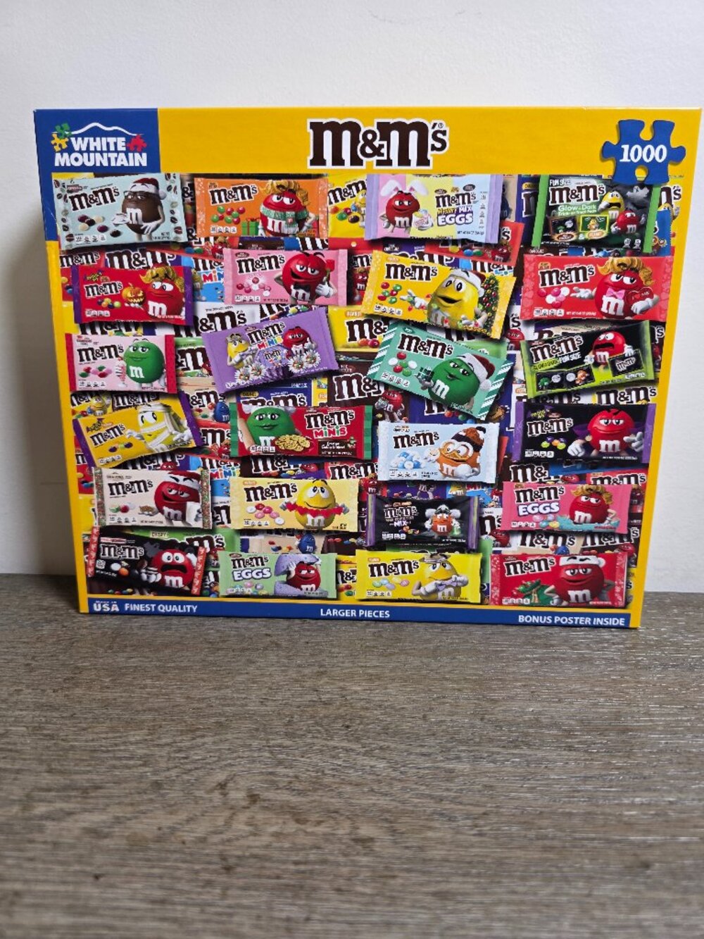 M&Ms - 1000 Piece Jigsaw Puzzle by White Mountain 2023